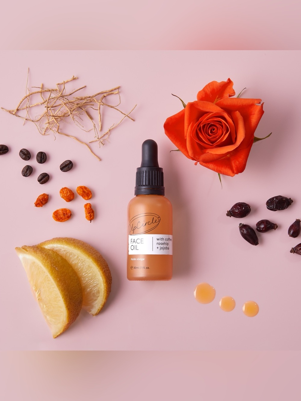 UpCircle Hydrating Face Oil with Coffee Extract | 1 oz | NEW
